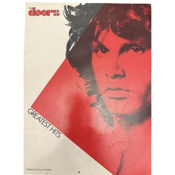 The Doors Greatest Hits 1983 Piano Vocal Chords Songbook Jim Morrison Rock Music - Picture 1 of 10